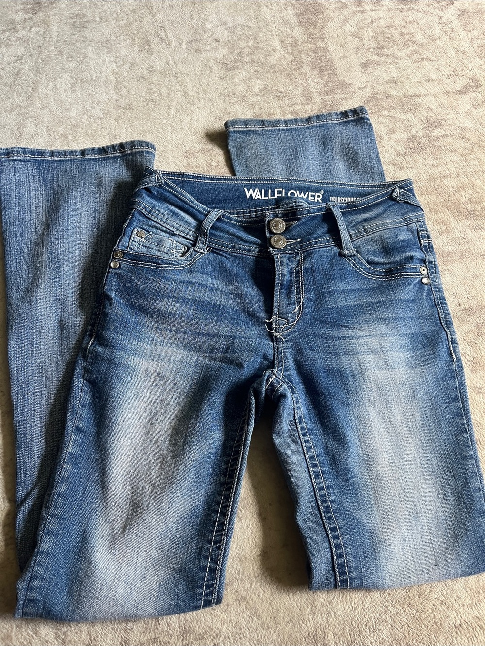 Wallflower Women's Medium Blue Bootcut Jeans